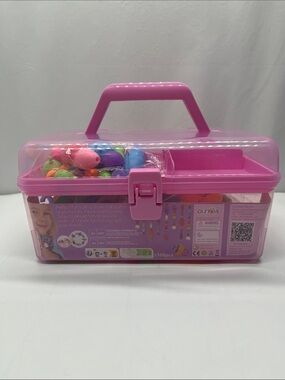 Kids Bead Craft Kit – Pink Carry Case